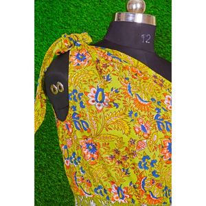 Robe longue maxi en coton pour femme, élégante et moderne, style décontracté, hip-hop, mignonne, naturelle, douce, asymétrique à une épaule, longueur ras du sol, idéale pour l'été et les soirées. - Product Image 3