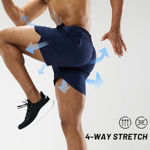 Shorts en coton et polyester personnalisés pour hommes, 385g, poids lourd, shorts d'extérieur, coton délavé, shorts vintage pour hommes, shorts de jogging en molleton français. - Product Image 3