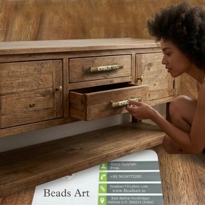 Tirador de Cajón con Diseño Moderno de Mariposa en Latón y Nácar, Ecológico, para Muebles, Hecho en India - Product Image 2