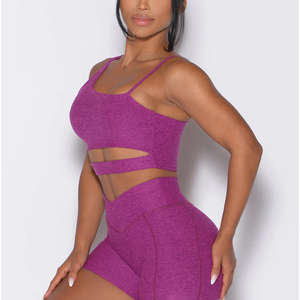 Soutien-gorge de sport sans dos à maintien élevé pour femme, idéal pour la course, le yoga et la gym – Vêtements de sport actifs pour femmes - Product Image 3