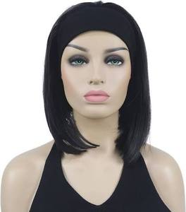 Peluca con Diadema Natural con Textura de Cabello Humano Suave, Volumen Completo, Hilos de Tacto Suave, Banda Elástica Cómoda y Ligera - Product Image 1