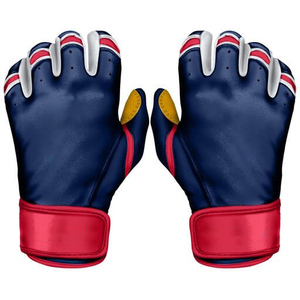 Guantes de béisbol profesionales de cuero con puño corto, ajustables, transpirables, unisex, muy vendidos. - Product Image 1