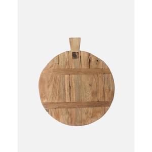 Plateau à pizza rond avec poignée, passe au lave-vaisselle, design artisanal, planche à découper, utilisation en cuisine, présentation sur comptoir, antidérapant et de qualité supérieure - Product Image 2
