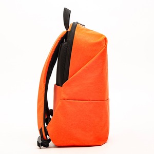Orange Hidden Zipper Anti-theft Design <b>Backpack</b> <b>Computer</b> Bag Business Bag Daily <b>Backpack</b> - Product Image 3