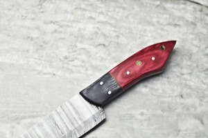 Juego de cuchillos de cocina clásicos de acero damasco, tipo básico, de alta gama, con mango de madera, los más vendidos. - Product Image 3
