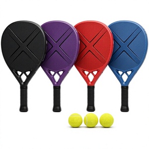 Bolza International Carbon Fiber Padel Racket Lightweight PP Honeycomb Core 22mm Beam Width Vibration Absorption 365g for - Product Image 3
