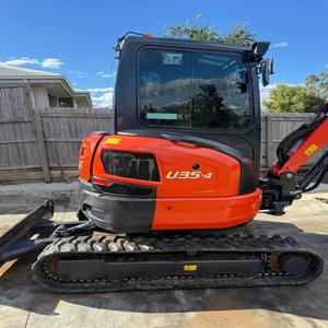 Miniexcavadora Kubota U35 4 usada de calidad premium, excavadora hidráulica de cadenas Kubota U35 confiable en venta - Product Image 5