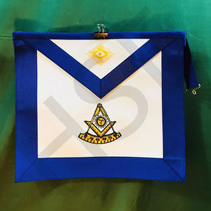Delantal masónico de Past Master, conjunto de delantal y insignias masónicas - Product Image 1