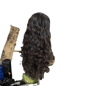 Peluca de un Solo Donante, Cabello Humano Natural Rizado y Ondulado con Cierre de Encaje, Extensiones de Cabello 100% Vietnamita Virgen, Precio al por Mayor - Product Image 4