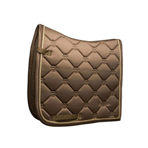 Tapis de selle tout usage vert matelassé en polyester avec doublure en satin pour l'équitation - Product Image 3