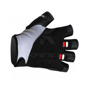 Guantes de Ciclismo de Medio Dedo de Cuero de Alta Calidad para Ciclismo, Ligeros, para Deportes y Fitness, Antideslizantes, con Muñequera Ajustable - Product Image 2