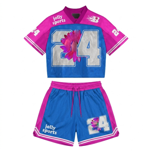 Mens premium polyester mesh jersey short <b>set</b> GSM breathable panel sublimation print heat transfer logo short <b>set</b> for men's - Product Image 1