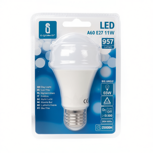 Lampadina LED A60 E27 11W 6400K Luce Diurna 957 Lumen Ampio Angolo 25000H - Product Image 2