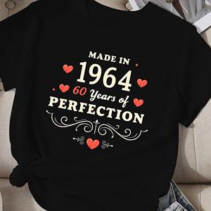 เสื้อยืดผู้หญิงมีความสมบูรณ์แบบใน1964ดีไซน์วินเทจ - Product Image 1