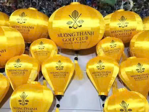 4pcs Hoi An Bamboo Silk Lantern 35cm, red Color, Vu Quy and Wedding Decor - Product Image 5