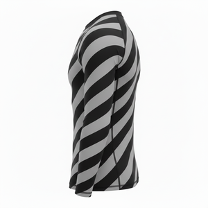 เสื้อรัดรูปแขนยาวแบบยูนิเซ็กซ์ สำหรับกิจกรรมกลางแจ้ง เดินป่า แห้งเร็ว เหมาะสำหรับ BJJ MMA ยิวยิตสู ฝึกซ้อมกีฬาต่อสู้ - Product Image 3