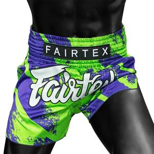 Pantalones Cortos de Boxeo Muay Thai Fairtex de Alta Calidad al Por Mayor, Tela Oxford Informal, Multicolores, Transpirables y Elásticos AI-MTS-13 - Product Image 4