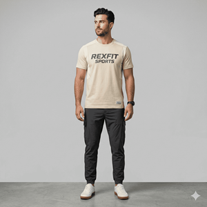 Men's T-Shirt Custom Sporty Short Sleeve Button <b>Down</b> Round Neck Anti-Wrinkle Quick Dry Eco-Friendly Breathable Men's T-Shirt - Product Image 3