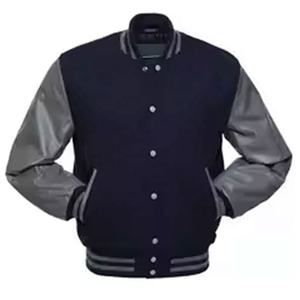 Venta al por mayor al aire libre chaqueta de moda de los hombres logotipo personalizado béisbol carta Universidad hombre Letterman chaquetas de talla grande - Product Image 2