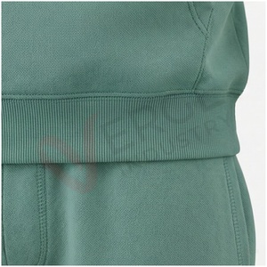 Conjunto Deportivo con Capucha para Hombre, Color Verde Menta, Manga Larga, Color Sólido, Casual, Transpirable, Corte Regular, Ropa de Otoño - Product Image 5