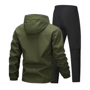 Conjunto de Cortavientos de Invierno para Adultos, con Capucha, Cierre de Cremallera, Manga Larga, Impermeable, Transpirable, de Poliéster/Nailon, con Bolsillos - Product Image 2