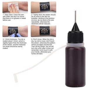 เจลหมึกเฮนน่าใสกันน้ำสำหรับสักลายชั่วคราว  รับผลิตแบรนด์ส่วนตัว - Product Image 5