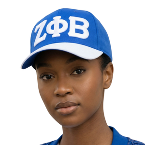 Casquette de baseball ajustable Zeta Phi Beta bleu roi pour femme, style HBCU, vêtements grecs, chapeau de sororité ZPB - Product Image 3