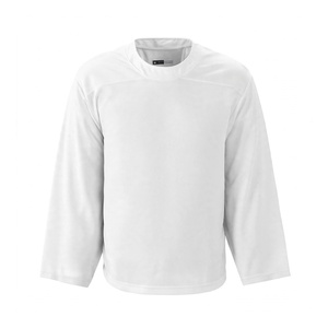 Camiseta de entrenamiento de hockey sobre hielo personalizada, camiseta de práctica de manga larga, impresión de nombre y número personalizados, ropa deportiva transpirable para equipos al por mayor - Product Image 1