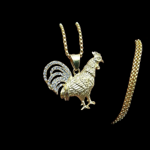 Stylish <b>Iced</b> <b>Out</b> Mossinate Hip Hop Diamond Pendant Necklace for Men Party Jewelry and Celebrity Fashion Looks - Product Image 2
