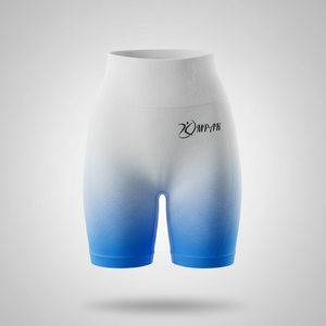 กางเกงขาสั้นออกกำลังกายสำหรับผู้หญิง ยกกระชับสะโพก ไร้ตะเข็บ ระบายอากาศได้ดี สไตล์สตรีทแวร์ เหมาะสำหรับฟิตเนส ออกกำลังกาย กระชับสัดส่วน เอวสูง - Product Image 1