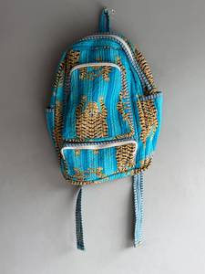 Sac à dos bohème à imprimé animal, sac à dos en coton avec fermeture éclair, sac à dos unisexe pour usage quotidien, capacité 20-35L, cadeau pour elle - Product Image 1