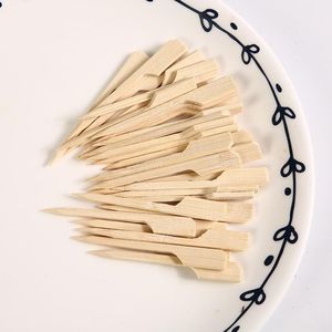 Spiedini piatti in bambù da 3,5 pollici, 2000 pezzi, stuzzicadenti naturali, spiedini in legno per antipasti, cocktail e grigliate, per frutta e carne - Product Image 3