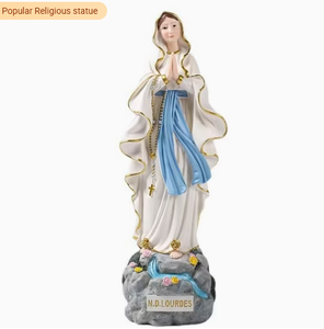 Estátua Religiosa da Virgem Maria em Resina Impressa em 3D, Pintada à Mão, de Alta Qualidade para Decoração de Casa/Envio Rápido - Product Image 6