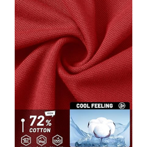 Polo de Manga Corta para Hombre con Bolsillo – Algodón Piqué, 3 Botones, Casual, Absorbe la Humedad, para Golf - Product Image 6