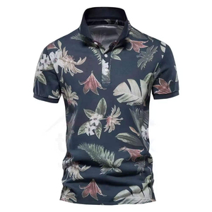 Polo décontracté en coton pour homme, haute qualité, avec sublimation personnalisée, respirant, grande taille, vêtement de sport, motif uni, chemise pour garçon - Product Image 1