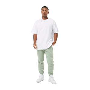 Breathable Anti-Pilling High Quality 100% Cotton Heavyweight Oversized Men's <b>Long</b> Length T-Shirt Custom Print Digital Printing - Product Image 3