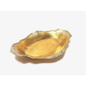 Superior Quality Silver Brass Made Tray And Platters Unique Design Tableware Food Snacks Serving Tray For Hot Sale Supplies - Product Image 2