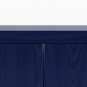 Aparador Moderno de 4 Puertas con Diseño Dinámico, MDF con Acabado en Roble Macizo, Multifuncional - Product Image 6