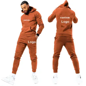 Conjunto Deportivo de 2 Piezas para Hombre, Talla Grande, Ligero, Sudadera con Capucha y Pantalones de Algodón, Elástico en 4 Direcciones, Transpirable y Absorbente de Sudor - Product Image 3
