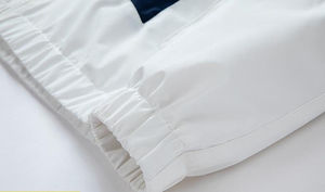 เสื้อแจ็คเก็ตเรเซอร์แบบยูนิเซ็กซ์ สีบล็อกกิ้ง ทรงโอเวอร์ไซส์ ซิปหน้า กันลม ผลิตจากโพลีเอสเตอร์ เหมาะสำหรับกิจกรรมกลางแจ้ง ผู้ใหญ่ ใส่ได้ทุกฤดู คอตั้ง ดีไซน์แบบแปะผ้า - Product Image 3