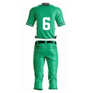 Conjunto de Uniforme de Béisbol Verde para Hombre, Jersey de Manga Corta y Pantalones, Impresión Sublimada, Secado Rápido, Poliéster, Todas las Temporadas, Números de Equipo para Adultos - Product Image 5