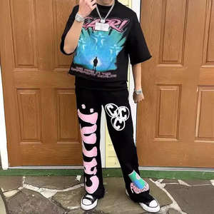 Pantalones Deportivos para Hombre OEM 2026 de Alta Calidad, 100% Algodón Grueso, Estilo Glo Gang, con Envío Gratis - Product Image 6