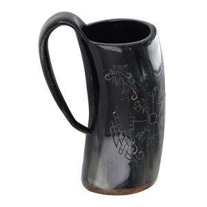 Jarra de cuerno natural Vikinga para beber vino o cerveza, tazas únicas perfectas para fiestas, bodas y otras celebraciones. 2026 - Product Image 5