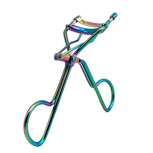 Pinzas de titanio multicolor para curar pestañas, mini rizadores de pestañas de acero inoxidable alemán para pestañas artificiales - Product Image 1