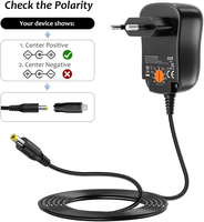 Alimentation universelle 12W 3V-12V 1A, adaptateur secteur AC/DC avec 8 prises DC pour haut-parleurs, caméras, lampes, tablettes