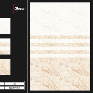 Azulejos de Pared de Cerámica de Alto Brillo de 12x24 Pulgadas (30x60 cm), Superficie Brillante Premium, Decorativos para Interiores, Ideales para Espacios Modernos - Product Image 1