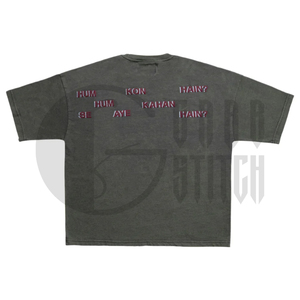 Nueva Camiseta de Algodón 100% de Manga Corta, Estilo Urbano Holgado, Ecológica, de Moda Casual, de Marca de Diseñador, 240g, con Estampado de Letras, Venta al por Mayor - Product Image 5