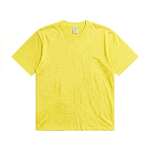 T-shirt d'été pour homme, T-shirt délavé, haut à manches courtes, T-shirts personnalisés, T-shirt en jersey, T-shirt en coton biologique pour homme, T-shirt oversize - Product Image 2