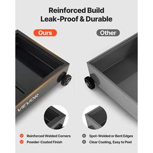 Bandeja de Drenaje de Aceite Rodante de Perfil Bajo con Capacidad de 15 Galones, Bomba Eléctrica, Manguera de 7.2 pies, a Prueba de Fugas, Resistente a la Corrosión, Modelo Metálico para Autos - Product Image 6
