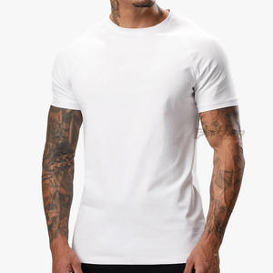 Camiseta Deportiva Personalizada para Hombre, 100% Algodón, Tejido de Punto Transpirable, Mezcla de Poliéster/Algodón, Ropa Deportiva - Product Image 6